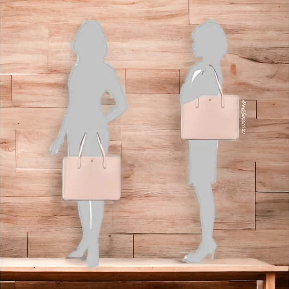 Tory Burch Blake Leather Tote Bag in Shell Pink BRAND NEW W/TAGS - Picture 5 of 6